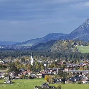 Mountain panorama from south to Oberstdorf Mountain panorama from south to Oberstdorf