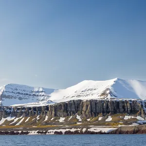 Mountain range, sedimentary rocks