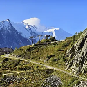 Mountain station of the La Flegere cable car