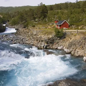 Mountain stream, Ottadalen, Norway Mountain stream, Ottadalen, Norway