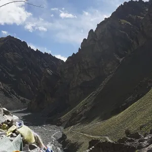 Mountain Valley Print: Ladakh, Stok la, Himalayas