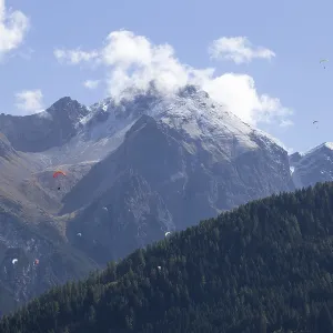 Mountains in autumn, Neustift im Stubai Valley
