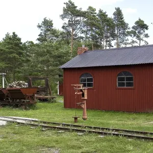 Museum railway in the industrial museum of Blaese Museum railway in the industrial museum of Blaese