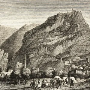Mystras or Mistra near Sparta, Byzantine ruined city