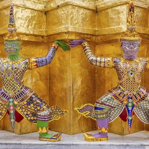 Mythical figures at the Royal Grand Palace