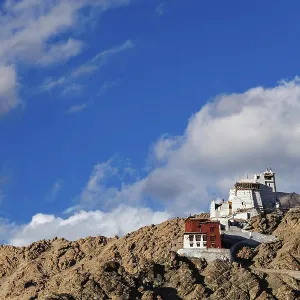 Namgyal Tsemo gompa and fort. Leh Namgyal Tsemo gompa and fort. Leh
