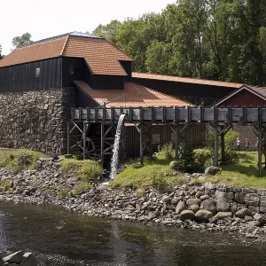 Nas Ironworks Museum Print, Tvedestrand, Southern Norway Nas Ironworks Museum Print, Tvedestrand, Southern Norway