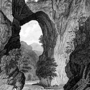 Natural Bridge, the natural bridge in the state of Virginia