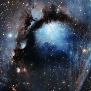 Nebula, cluster of stars in deep space Nebula, cluster of stars in deep space
