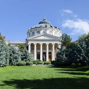 Neo-classical Romanian Athenaeum concert hall