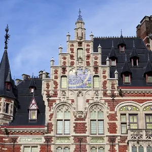 Neo-gothic corner building designed by Paul Saintenoy La Pharmacie Anglaise formerly known as Ch