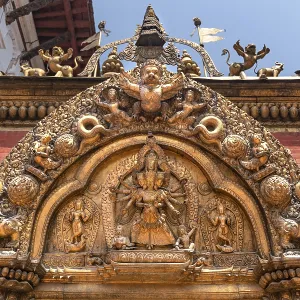The nepalese art craft in Kathmandu The nepalese art craft in Kathmandu
