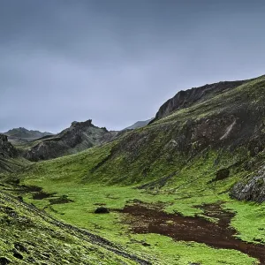 Nesjavellir mountains near Thingvellir National Park