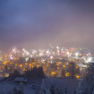New Year's Eve fireworks, Oberstdorf New Year's Eve fireworks, Oberstdorf