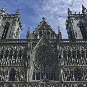 Nidaros Cathedral, west facade Nidaros Cathedral, west facade
