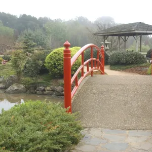 Nikki bridges in Japanese Garden Nikki bridges in Japanese Garden