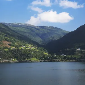 The Nordfjord on the Way to Nordfjordeid in Norway