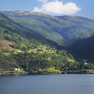 The Nordfjord on the Way to Nordfjordeid in Norway The Nordfjord on the Way to Nordfjordeid in Norway