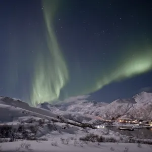 Northern Lights Print, Austnesfjorden, Lofoten Islands Northern Lights Print, Austnesfjorden, Lofoten Islands