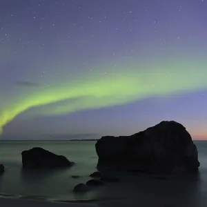 Northern Lights on Utakleiv Beach