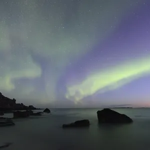 Northern Lights on Utakleiv Beach Northern Lights on Utakleiv Beach