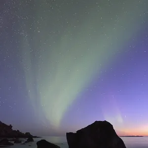 Northern Lights on Utakleiv Beach Northern Lights on Utakleiv Beach