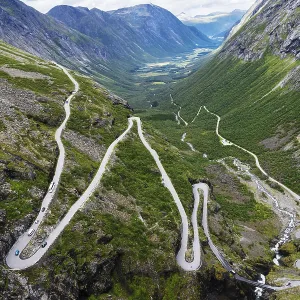 La ruta de Trollstigen en Noruega La ruta de Trollstigen en Noruega