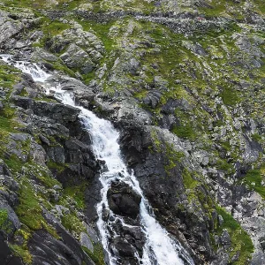La carretera de Trollstigen en Noruega La carretera de Trollstigen en Noruega