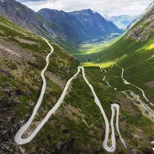 La ruta de Trollstigen en Noruega La ruta de Trollstigen en Noruega