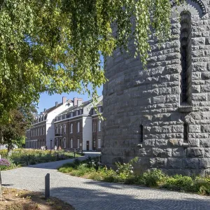 Former Notre-Dame du Sacre Coeur boarding school and chapel at the Our Lady of Beauraing Former Notre-Dame du Sacre Coeur boarding school and chapel at the Our Lady of Beauraing