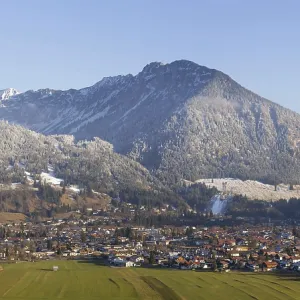Oberstdorf, behind the Allgaeu Alps Oberstdorf, behind the Allgaeu Alps