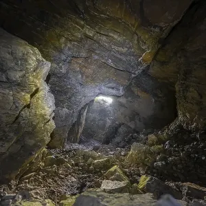 Obstans ice cave in Alta Pusteria Obstans ice cave in Alta Pusteria