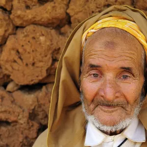 Old Berber man wearing a turban Old Berber man wearing a turban