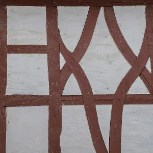 Detail of an old half-timbered house, Hesse, Germany Print Detail of an old half-timbered house, Hesse, Germany Print