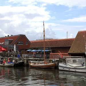 The Old Harbour in Wismar, Nordwestmecklenburg district