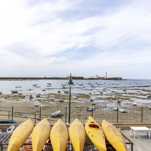 An old historic town. The skyline along the city beach and promenade shows its former glory An old historic town. The skyline along the city beach and promenade shows its former glory
