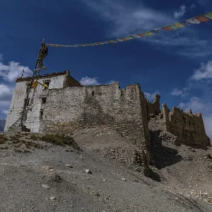Old palace, dzong in the village of Tsarang