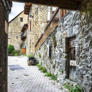 Old rustic village of Beuil, Departement Alpes Maritimes Old rustic village of Beuil, Departement Alpes Maritimes