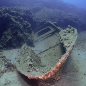 Shipwreck on the Ocean Floor Print, Stoja, Pula, Croatia