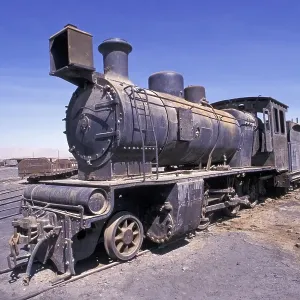 Old station locomotive Baquedano Chile