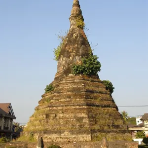 Old Stupa That Dam, Vientiane, Laos, Asia
