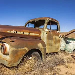 Old timer in the desert in Arizona USA Old timer in the desert in Arizona USA
