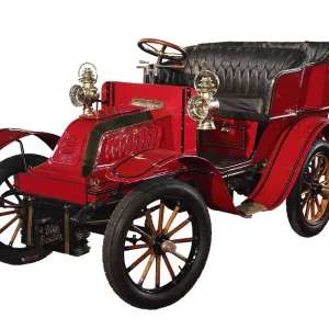 Old-timer red car type Old-timer red car type