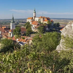 Old town centre and castle, Mikulov