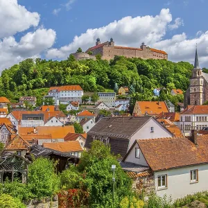 Old town view with the Plassenburg