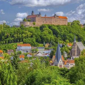 Old town view with the Plassenburg