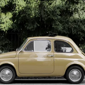 Old Yellow Italian Classic Car Old Yellow Italian Classic Car