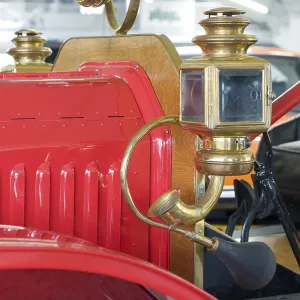 Oldsmobile from the fire brigade with horn and lantern Oldsmobile from the fire brigade with horn and lantern
