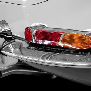Oldtimer detail, Jaguar E Series 1 Oldtimer detail, Jaguar E Series 1