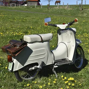 Oldtimer, GDR moped Schwalbe KR 51 year of construction 1967 Oldtimer, GDR moped Schwalbe KR 51 year of construction 1967